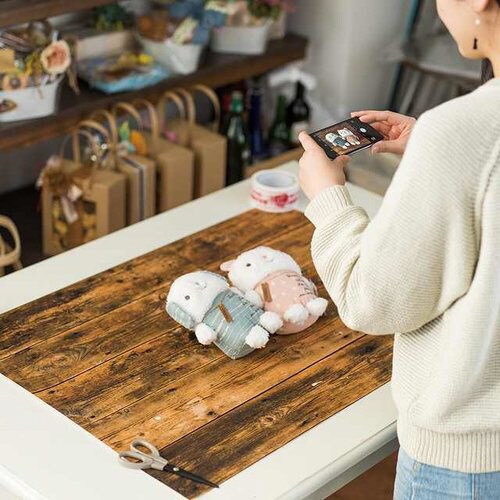 フォトペーパーシート−2/ナチュラルウッド茶×2