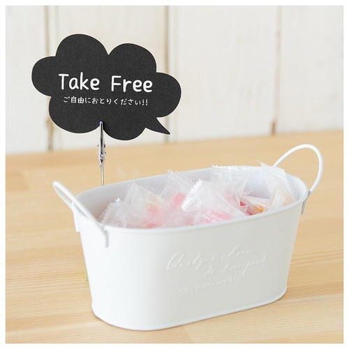 ふきだしPOPカード−3/ブラック 50枚×5