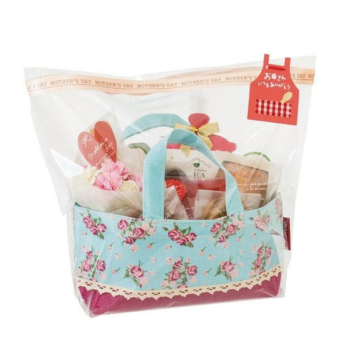 フラワークロストートバッグ/ローズ−XS 6枚