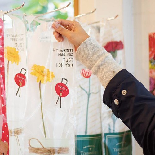 フラワーベースOPPギフトバッグ−1 50枚×2