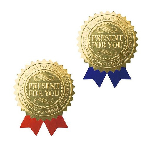 ブルーリボンプレゼントシール−8 100枚×10