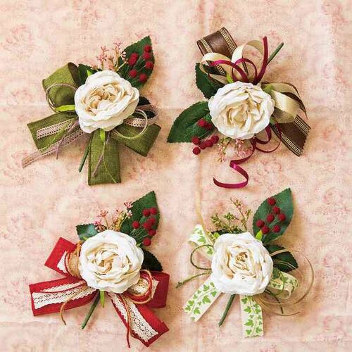 フルリールアレンジメントクラシックホワイト−1×2