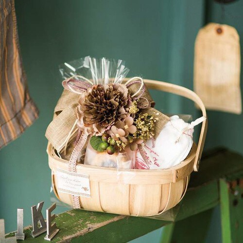 フルリールアレンジメント/ショコラピンク2 6×2