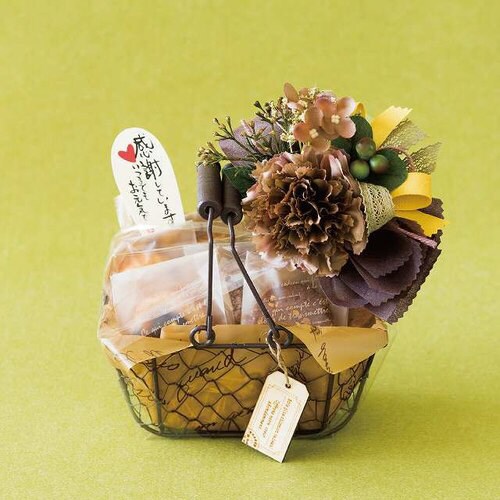 フルリールアレンジメント/ショコラピンク2 6×2