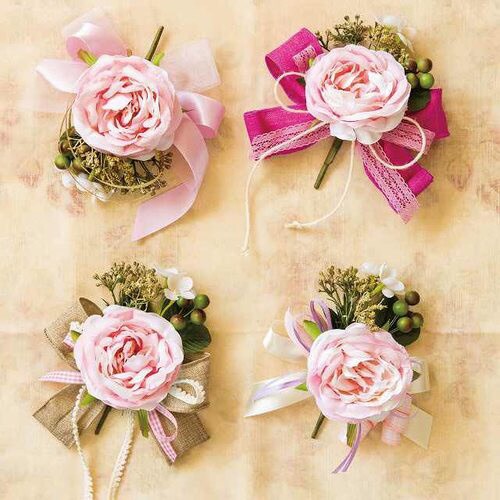 フルリールアレンジメント/パウダーピンク4 6×2