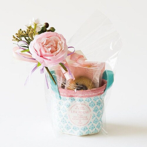 フルリールアレンジメント/パウダーピンク4 6×2