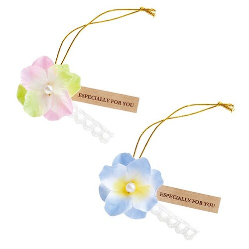 フルリールパーツ付ゴムタッグ−2/ブルー10個×3