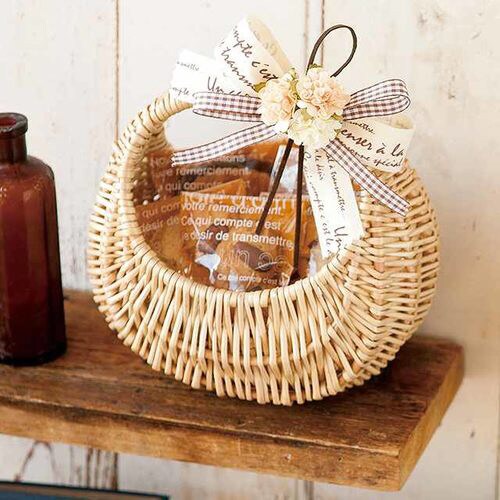 ペーパーカラフルフルリール−M/クリーム−10×5