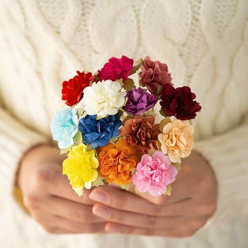 ペーパーカラフルフルリール−M/アイボリー−5×5