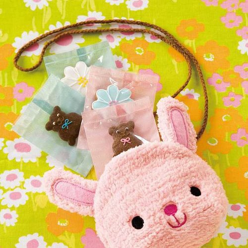 ポップアニマルポシェット/うさぎ 10枚