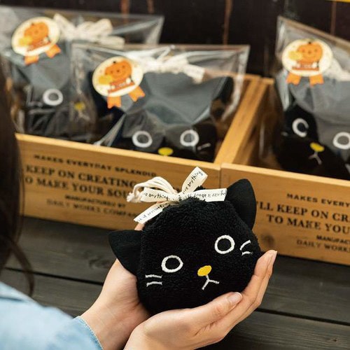 ポップアニマルミニ巾着バッグ/ネコ−S 10枚