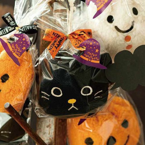 ポップアニマルミニ巾着バッグ/ネコ−S 10枚