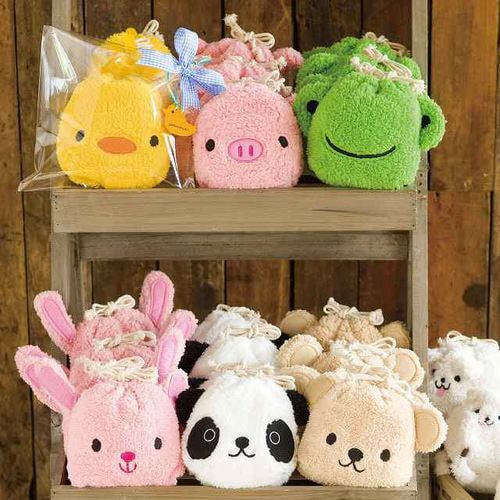 ポップアニマルミニ巾着バッグ/パンダ−S 10枚