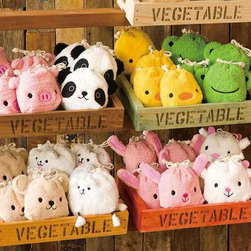 ポップアニマルミニ巾着バッグ/パンダ−S 10枚