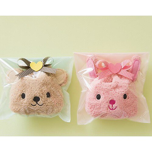 ポップアニマルミニ巾着バッグ/うさぎ−S 10枚