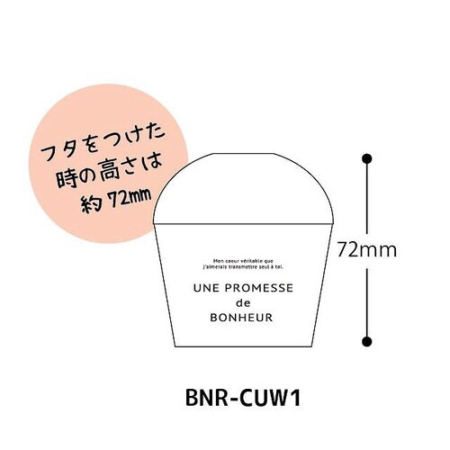 ボヌールカップ−1/ホワイト 100個×2
