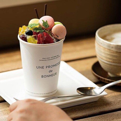 ボヌールカップ−3/ホワイト 100個×3