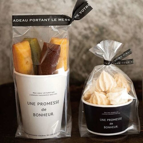 ボヌールカップ−3/ホワイト 100個×3