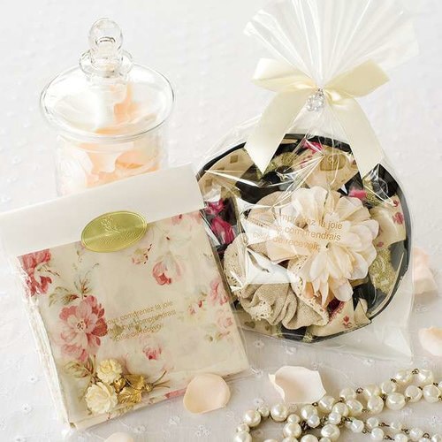 ホワイト&ゴールドOPPギフトバッグ−350枚×3