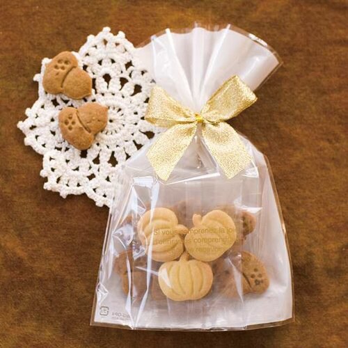 ホワイト&ゴールドOPPギフトバッグ−450枚×5