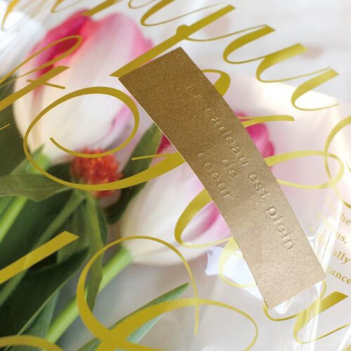 マットメタリックシール−ブロンズ 100枚×3