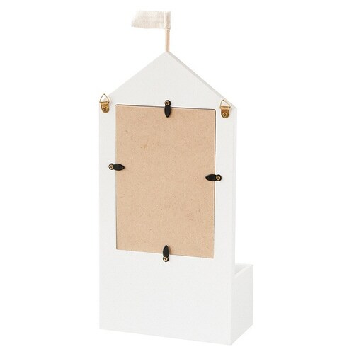 マルチウッドフレームお家型−3/ホワイト 2個