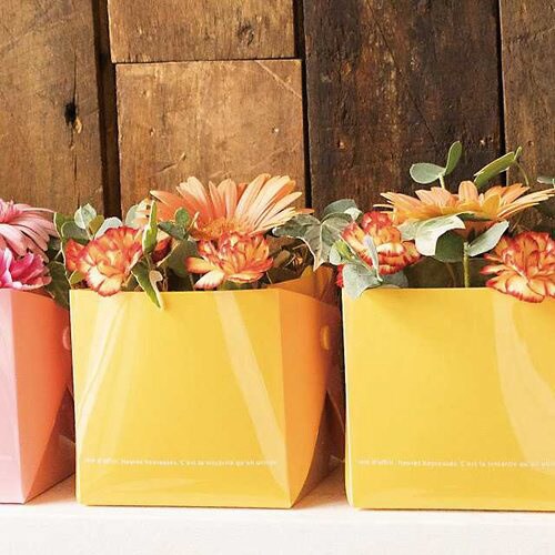 ミルキーポップキューブPPカップ−イエロー 20枚