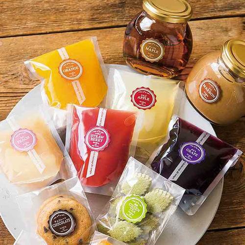 メタリックカラーテイスティシール/フルーツ×10