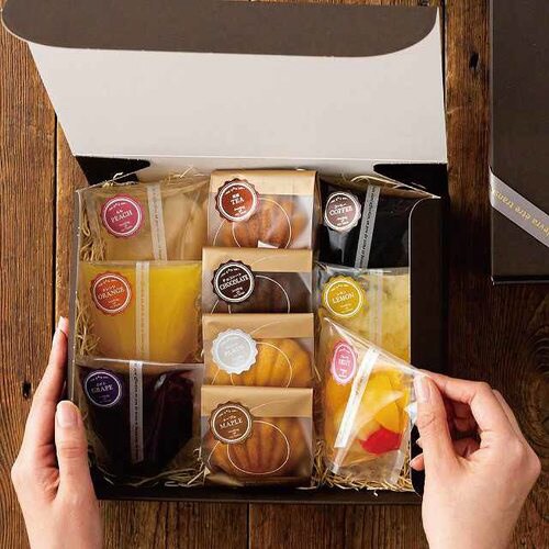 メタリックカラーテイスティシール/オレンジ×10