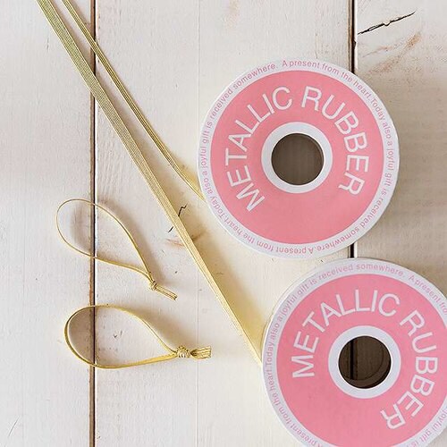 メタリックゴムリボンゴールド−2 1巻×2