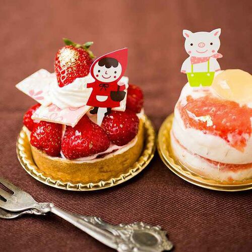 メルヘンこぶたケーキピック 100枚×3