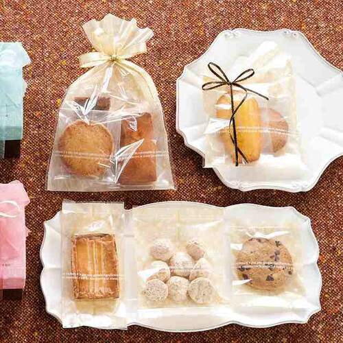 ヨーロピアンOPPギフトバッグ/クリーム−4×5