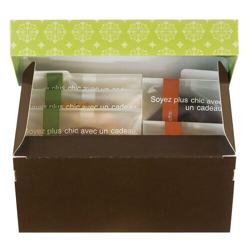 ヨーロピアンギフトBOXワイド型/緑−S 20枚