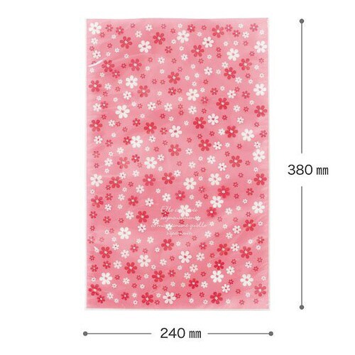 ラブリーフラワーOPPギフトバッグ−2 50枚×3