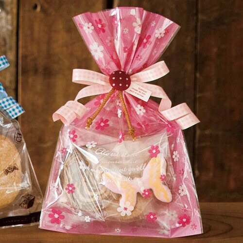 ラブリーフラワーOPPギフトバッグ−4 50枚×5