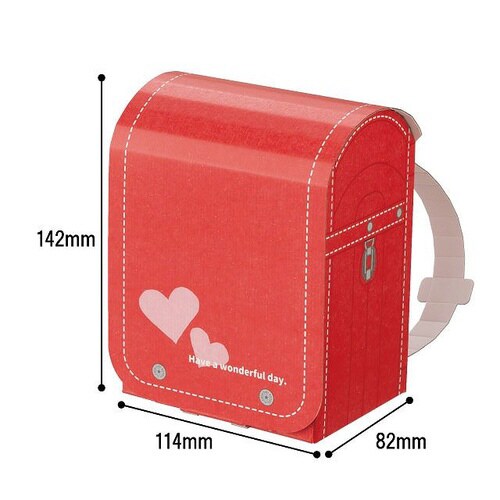 ランドセル型ギフトボックス/ピンク−S 10枚×2