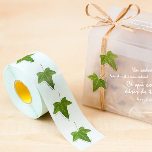 リーフダイカットロールシール−1 500枚×2