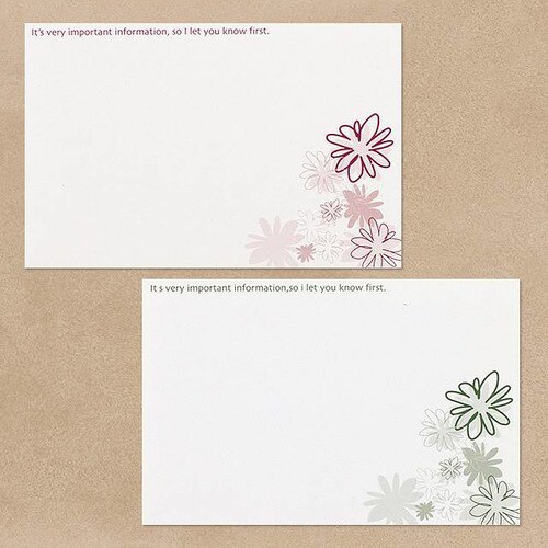 リトルフラワーカード 50枚×5