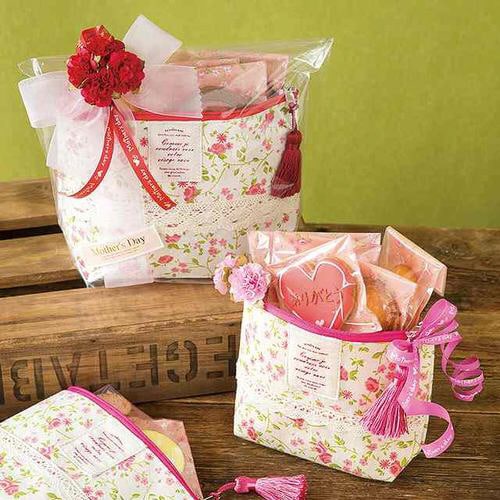 リトルフラワーポーチ−S/タッセルピンク 10枚