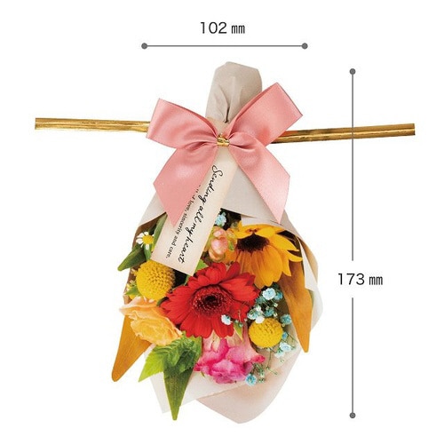 リボン付フォトプリントワイヤータイ−3 10個×5