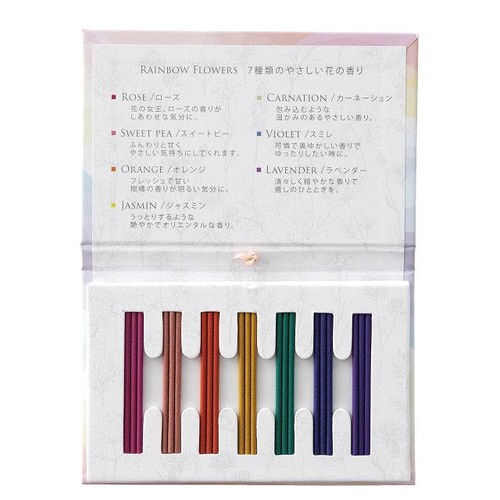 レインボーフラワーズ/インセンス 3セット