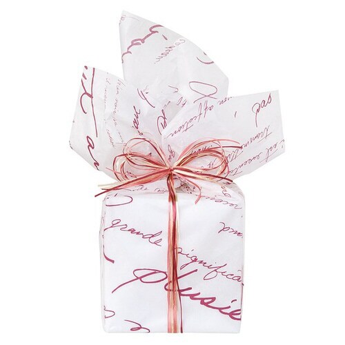 レーヨンラフィアミックスカラーシャインレッド3×5