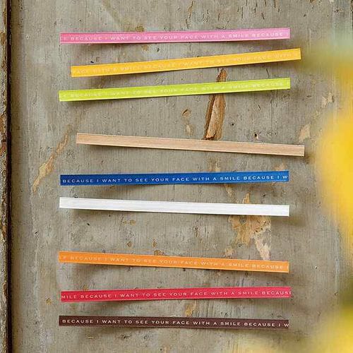 レターワイヤータイ/オレンジ 100本×5