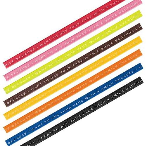 レターワイヤータイ/イエロー 100本×5