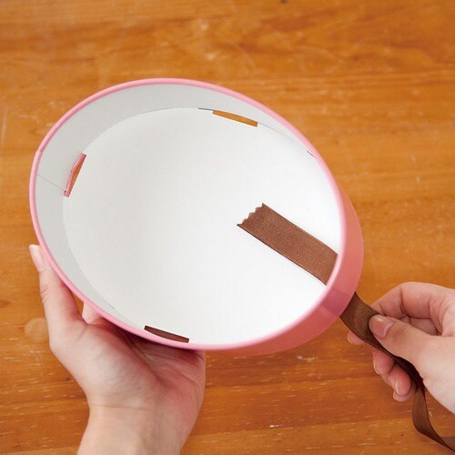 ローズドットブルーオーバルギフトボックス−L 6個