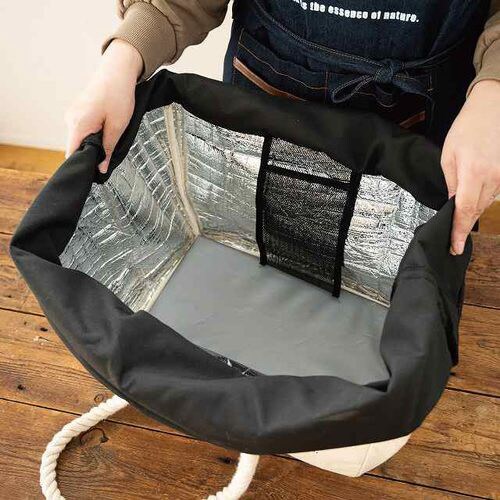 ロープハンドルエコクールバッグ 2枚