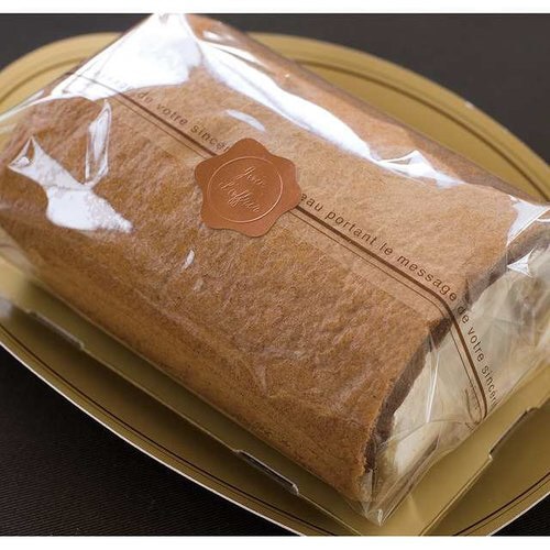 ゴールドブラウンロールケーキフィルム1 100×3