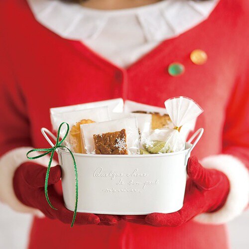 ロマンチックスイートブリキオーバルトレイS6個×2