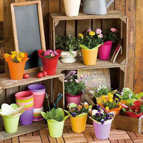 花型ポット/グリーン−3 20個×5