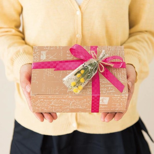 格子サテンリボン−2/ビビッドピンク 1巻×5